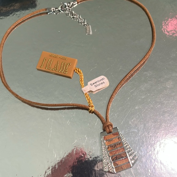 ALVIERO MARTINI SWAROVSKI STONES NEW WITH TAG NECKLACE DESIGNER NEW TAGS - Picture 10 of 10